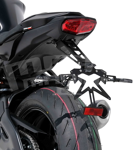 Ermax kryt sedla spolujezdce - Yamaha MT-10 2022-2023, černá (Tech Black MDNM6) - 5