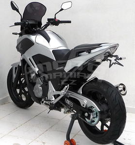 Ermax turistické plexi +10cm (45,5cm) - Honda NC700X 2012-2013, černé neprůhledné - 6