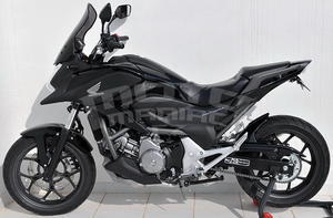 Ermax zadní blatník s krytem řetězu - Honda NC700X 2012-2013, 2012 metallic black (darkness black metallic/NH463) - 6