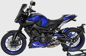 Ermax kryt motoru trojdílný - Yamaha MT-09 2017-2020, modrá metalíza (Yamaha Blue DPBMC) /černá lesklá - 6/7