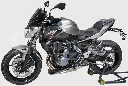 Ermax kryt motoru trojdílný - Kawasaki Z650 2017, imitace karbonu - 6