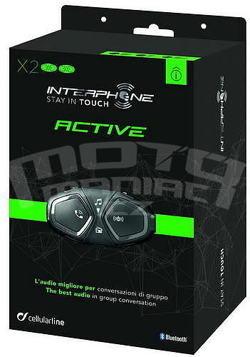 CellularLine Interphone Active Twin Pack - 6