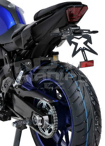 Ermax zadní blatník s krytem řetězu - Yamaha MT-07 2018-2020, modrá metalíza/černá lesklá 2018-2019 (Deep Purplish Blue Metallic, Yamaha Blue DPBMC/Black) - 6