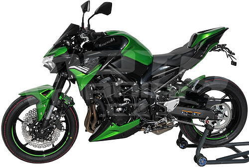 Ermax kryt sedla spolujezdce - Kawasaki Z900 2020-2023, zelená/černá 2020 (Candy Lime Green 3 51P, Metallic Spark Black 660/15Z) - 6