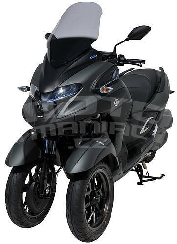Ermax turistické plexi 58cm - Yamaha Tricity 300 2020-2021, černé kouřové - 6