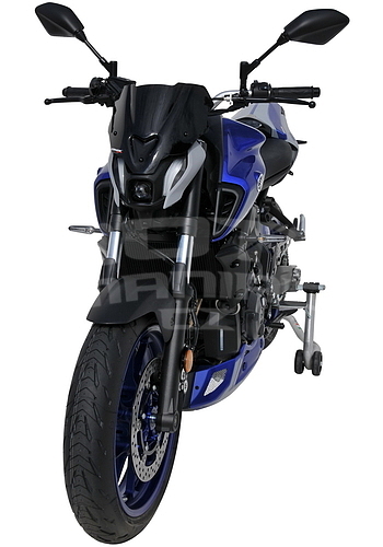 Ermax Sport plexi štítek 25cm - Yamaha MT-07 2021, černé neprůhledné - 6
