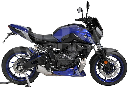 Ermax zadní blatník s ALU krytem řetězu - Yamaha MT-07 2021, modrá metalíza/šedá mat 2021 (Icon Blue/Icon Grey) - 6