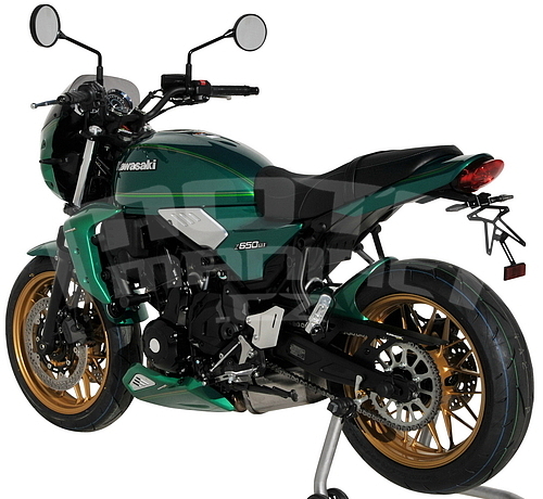 Ermax kryty chladiče - Kawasaki Z650RS 2022-2023, tm. zelená/sv. zelená/oranžová - 6