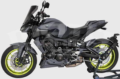 Ermax kryt motoru trojdílný - Yamaha MT-09 2017-2020, šedá antracit (moto night Fluo) - 7