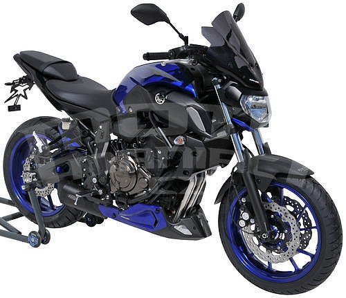 Ermax kryt motoru 3-dílný - Yamaha MT-07 2018-2020, modrá metalíza/černá matná 2018/2019(Deep Purplish Blue Metallic, Yamaha Blue DPBMC, Black Max) - 7