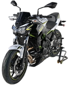 Ermax lakovaný větrný štítek - Kawasaki Z650 2020, bílá/černá/zelená (Pearl Blizzard White 54X, Metallic Spark Black 660/15Z), Candy Lime Green 35P) - 7/7